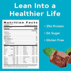 GNC Total Lean Lean Shake - Chocolate Mint - 14oz. | 12 Bottles