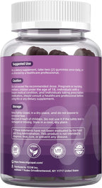 Migcopat Pre Post Probiotics Gummies, Probiotic Prebiotic Postbiotic Digestive Enzymes with Fiber, 120 Billion CFU Probiotics Complete Gut Support, Sugar Free, Vegan, BlackBerry Flavor, 60 Cts