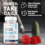 Vital Boost XL Gummies, Official VitalBoost X L Gummys for Men with All Natural Ingredients, Vital Boost XL Advanced Health & Wellness Support with Premium Active Lifestyle Vitamins (60 Gummies)