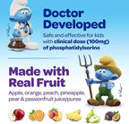 Smurfs Focus Gummies for Kids | Kids Focus and Attention Supplement with Phosphatidylserine | Made with Real Fruit | Doctor Developed | Non-GMO and No Artificial Flavors or Colors | 30 Gummies