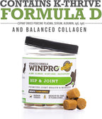WINPRO Hip & Joint Supplement for Dogs - Plasma Powered Soft Chews for Joint Health & Mobility – Fast-Acting with Collagen & Natural Ingredients for Dogs of All Breeds – 60 Chews