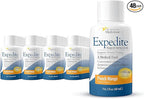 Medtrition Expedite Liquid Collagen, Peach Mango, 2 Fl Oz, Pack of 48 - Nutrition Support for General, Orthopedic & Cosmetic Surgery Recovery