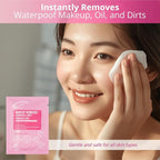 Air Jungles Makeup Remover Wipes Singles Wrapped 30 Pack, 750 Singles, Extra Large 6" x 8", Fragrance-Free, Removes Makeup and Oil, Ultra Soft Cleansing Wipes, Alcohol Free