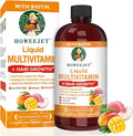 Liquid Multivitamin for Hair Growth | Biotin 10000mcg | Hair & Skin Support Supplement | Clinically Tested for Thicker Hair & Skin Elasticity | Suitable for Women & Men, Ages 18+ | 15.22 Fl Oz (1)