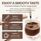 NATURE TARGET Chocolate Collagen Peptides Powder - Multi Collagen for Women with Vitamin C & Creatine, Supports Skin, Hair, Nails & Joint Health - Type I, II, III, V & X, Gluten Free, 35 Servings