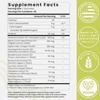 Optimal Prime Sea Moss and Black Seed Oil Gummies, Ashwagandha, Turmeric, Manuka Honey, ACV, Dandelion, Black Pepper, Burdock, Bladderwrack, Vegan, 90 Gummies 45 Day Supply