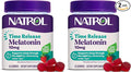 Natrol 10 mg Melatonin Gummies,Time Release Sleep Gummies for Adults,Minimize Wake Ups,Strawberry-Flavored,55 Day Supply,55 Count (Pack of 2)