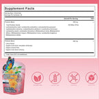 BUTTERFLY'S TEAR Women's Probiotic Gummies | 18-in-1 Feminine Comfort & Urinary Tract Support | 14 Probiotics + 4 Prebiotics | Peach Flavor | Intimate Moisture, pH Balance, Healthy Flora, 300 Chew