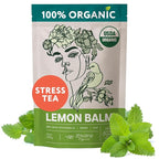 Melissa Tea Organic (10oz.) - Lemon Balm Tea Organic Loose Leaf - Te de Tolonjil - Natural Support for Anti-Stress, Sleep, Blood Pressure, Digestion