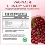 Boost Beacon Women's Probiotic Gummies for Feminine Health | Cranberry Gummies for pH Balance & UTI Prevention | Vitamin C | Hormonal Support | 60ct Supplement Natural