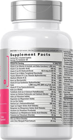 Horbäach Women's Multivitamin 50 Plus | 60 Coated Caplets | Advanced Vitamin Formula | Non-GMO & Gluten Free Supplement