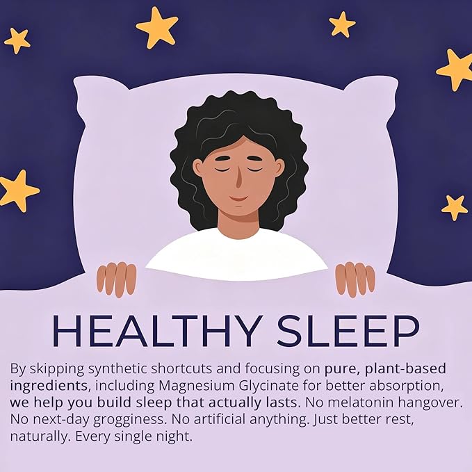 Nextdia Melatonin Free Sleep Gummies with Magnesium Glycinate, GABA, 5-HTP, L-Theanine, Valerian, Chamomile, Lemon Balm, Vitamin D3 & B6 - Hormone & Drug- Free, Non-Habit Forming,2 Pack