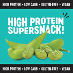 The Only Bean High Protein Snacks, Healthy Snacks for Adults and Kids, Vegan and Low Carb Snacks, Individual Gluten Free Keto Snacks - Edamame Beans Snack (Ranch) - 0.9oz (Pack of 10)