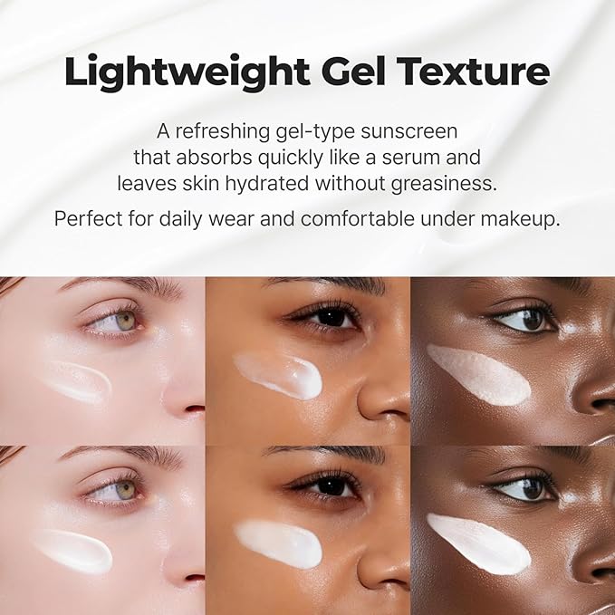 ISNTREE Hyaluronic Acid Daily Sun Gel 50ml, 1.69 fl oz, SPF 30, Korean Skincare, Moisturizing, No White Cast, Lightweight, Mild Formula, Daily SPF, Korean Sunscreen