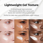 ISNTREE Hyaluronic Acid Daily Sun Gel 50ml, 1.69 fl oz, SPF 30, Korean Skincare, Moisturizing, No White Cast, Lightweight, Mild Formula, Daily SPF, Korean Sunscreen