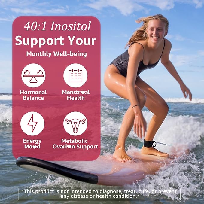Nextdia Inositol Gummies with Evening Primrose Oil for Women + Organic Blue Spirulina Gummies