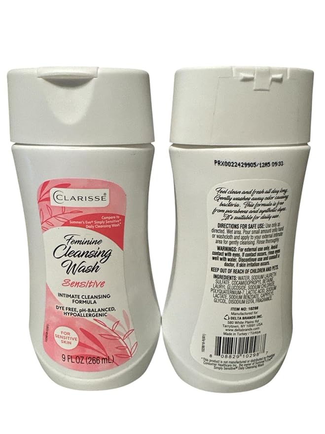 (2 Ct) Sure & Fresh Feminine Wash Intimate Cleansing Subtly Scented 7.5 fl oz
