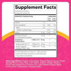 SmartyPants Kids Probiotic & Prebiotic Gummies for Digestive Health: Gut Health Supplement, Clinically Studied Prebiotic for Immune Support, Strawberry, 60 Count (30 Day Supply)