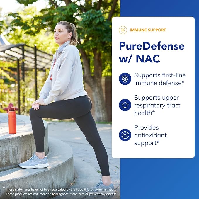 Pure Encapsulations PureDefense with NAC | Enhances First-Line Immune Defense and Upper Respiratory Health | 120 Capsules