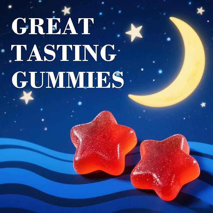 Radiya Natural Sleep Aid Gummies - Effective Melatonin 6 mg Fall Asleep Quickly and Gently in 30 Minutes - Sleep+ Gummies for Adults a Restful Night's Sleep - 60 Count (2pcs)