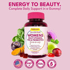 Sakoon nutrition Halal Women's Full Spectrum Multivitamin Gummies with Probiotics & Prebiotics – Complete Daily Wellness Support, Immune & Digestive Health – Vegan, Non-GMO, Delicious Fruit Flavor!