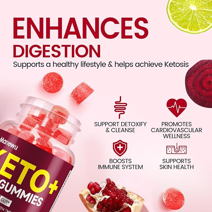 Keto ACV Gummies - 1500mg Keto Gummies Diet Supplement for Women & Men - Natural Apple Cider Vinegar with Mother - Gluten Free, Vegan, Non-GMO, Made in USA Visit The Store