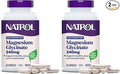 Natrol Magnesium Glycinate Supplements 240 mg - High Absorption - Calm Magnesium Glycinate for Sleep - 60 Capsules,30 Day Supply,(Pack of 2)