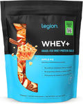 LEGION Whey+ Protein Whey Isolate from Grass Fed Cows (Apple Pie, 30 Servings) - Whey Protein Isolate Powder Low Calorie, Non-GMO, Sugar Free, Lactose and Gluten Free, All Natural Protein Powder