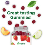 Lifeable Cranberry Gummies for Women | Great Tasting Cranberry Supplement | for Urinary Tract Health, Bladder & Kidney Support | Vegan and Non GMO Cranberries | 60 Count