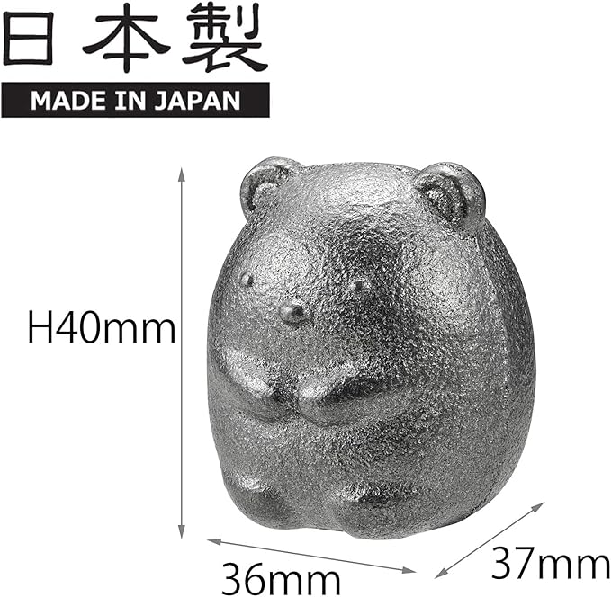 OSK TBN-1 Nambu Ironware Sumikko Gurashi Shirokuma Iron Ball, Made in Japan, Iron Supplement, Anemia Improvement, Easy, Cute, Easy to Use, Induction Pot, Kettle, Cooking, Tea, Pickles, Bran Pickles,