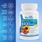 Cortisol Supplements for Women & Men -15-in-1 Cortisol Detox for Women, Cortisol Manager & Reducer with Ashwagandha, Rhodiola Rosea Supports Stress Relief, Adrenal Balance, 120 Capsules
