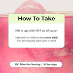 HUM Flatter Me Fiber Supplement for Women & Men, Prebiotics & Digestive Enzymes to Support Weight & Bloating, Digestive & Gut Health, Fiber Powder Drink Mix, Strawberry Lemon - 10 Servings