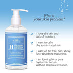 Cos De BAHA Hyaluronic Serum 8 Fl Oz – Pure Sodium Hyaluronate 10,000 ppm Hydrating Face Serum for Dry & Dehydrated Skin – Lightweight Fragrance-Free Korean Skincare Formula (240 ml)
