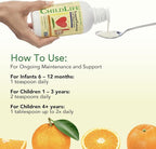 ChildLife Essentials Liquid Calcium Supplement for Kids - Baby Calcium with Magnesium, Zinc, and Vitamin D3 - Orange Flavor, 16 fl oz (4 Pack)