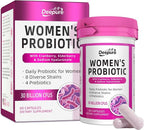 Deepure Probiotics and Prebiotics for Women - 30 Billion CFU Supports Vaginal pH Balance 8 Diverse Strains Enhance Urinary Tract Health Digestive Function & Boosts Immune System 60 Capsules