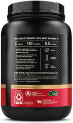 Optimum Nutrition Gold Standard 100% Whey Protein Powder, Chocolate Peanut Butter, 2 Pound (Packaging May Vary)