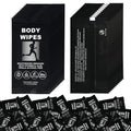 Body Wipes for Women and Men Individually Wrapped Face and Body Wipes, Bath Wipes for Adults No Rinse Personal Cleansing Wipes Travel, Bulk Deodorant for Homeless Shower Wipes for Camping Hiking (50)