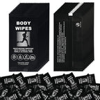 Body Wipes for Women and Men Individually Wrapped Face and Body Wipes, Bath Wipes for Adults No Rinse Personal Cleansing Wipes Travel, Bulk Deodorant for Homeless Shower Wipes for Camping Hiking (50)