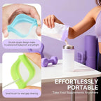 55 PCS Protein Powder Travel Container Set, Reusable Supplement Pouches with 14 Single-Dose Bags, 3 Large Zip Bags&30 Disposable Bags, Portable Storage with Funnel&Scoop for Gym, Travel, and Work