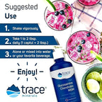 Trace Minerals Liquid Glucosamine Chondroitin MSM | Complete Dietary Supplement for Active Lifestyle | Supports Joints, Cartilage & Mobility | Natural Blueberry Flavor | 32 Servings, 32 fl oz