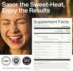 ZAB Spicy Gummies Ashwagandha 45mg with L-Theanine & Caffeine – Energy, Calm & Mood Support Gummies for Couples – Vegan Yellow Peach Flavor Cubes, 60 Count