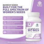 NWC Naturals Ultra-Hormone Support Formula B – Hormone Harmony for Women & Daily Hormone Balance for Women, 180 Capsules – Plant-Based Support with Organic B-Vitamins, Adaptogens & L.E.A.D.S. System