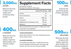 LEGION Lunar Natural Sleep Aid Chewable Tablets with Melatonin, L-Glycine, 30 Serving