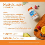 Doctor's Best Nattokinase 2000 FU Supplement for Men & Women - Supports Blood Flow, Heart Health, & Healthy Circulation, Nattokinase Enzyme Sourced from Japanese Natto, Capsule Form - 90 Veg Caps