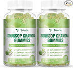 Totaria (2 Packs) Sugar Free Soursop Oil Graviola Sea Moss Gummies - Support Digestive Sleep Skin Health, Immunity & Antioxidant - Guanabana Fruit with Sea Moss, 150mg Black Seed Oil Non-GMO Vegan