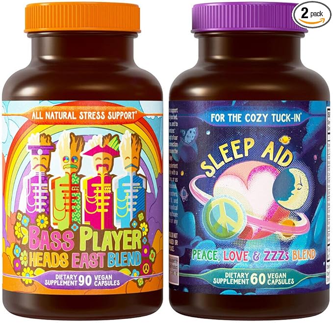 Happy Days & Peaceful Nights - All Natural Stress Support and Sleep Aid Bundle