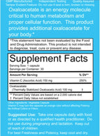 Benagene Oxaloacetate Supplement - Supports Cellular Energy, Healthy Metabolism, & Body Regulation - Thermally Stabilized with Vitamin C - Non-GMO & Vegan - Once Daily (90 Servings)