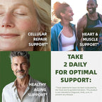 NAD+ Supplement with, Nicotinamide Riboside & Resveratrol 900mg – Anti-Aging Support for Women & Men, NMN Alternative, Vegan Non-GMO - 100 Capsules