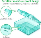 Cute Small Travel Pill Box, Urekt 10 pcs Mini Pocket Pill Organizer Daily Single Pill Containers Portable Medicine Holder for Purse Vitamin Fish Oil Supplements
