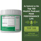 Greens Superfood + Grass Fed Collagen Peptides Powder - Ultimate Blend of Best Tasting Green Superfood with Pure Pasture Raised Hydrolyzed Protein Powder for Skin Hair + Joint Health